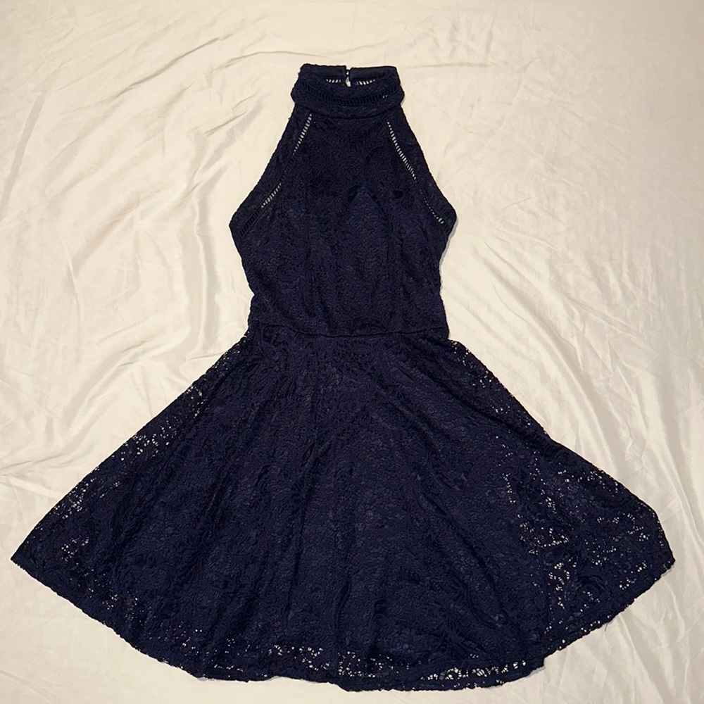 B. Darlin Navy Blue Cocktail Dress